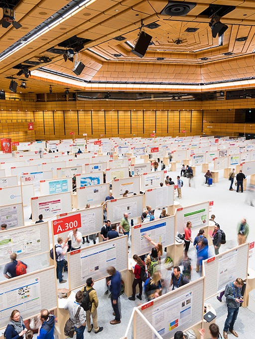 Photo: Main building Hall A poster exhibition Level 2