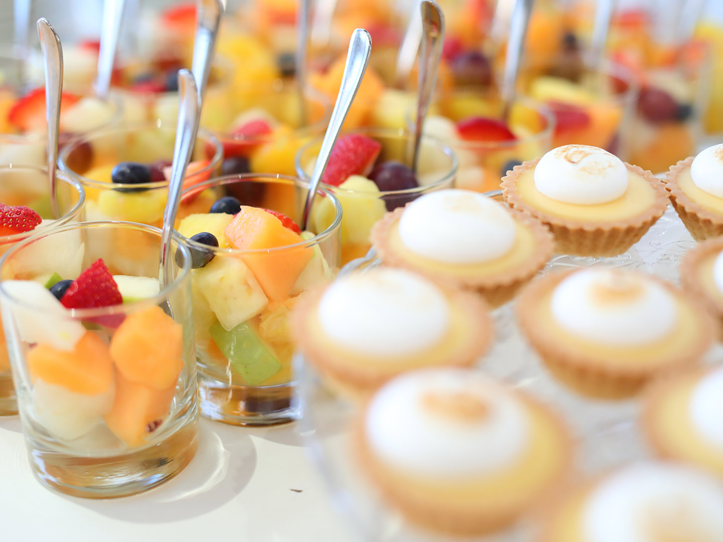 Photo: Event concepts seminar catering fruit and sweet treats
