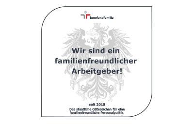 Logo: Gütezeichen Familienfreundlicher Arbeitgeber
