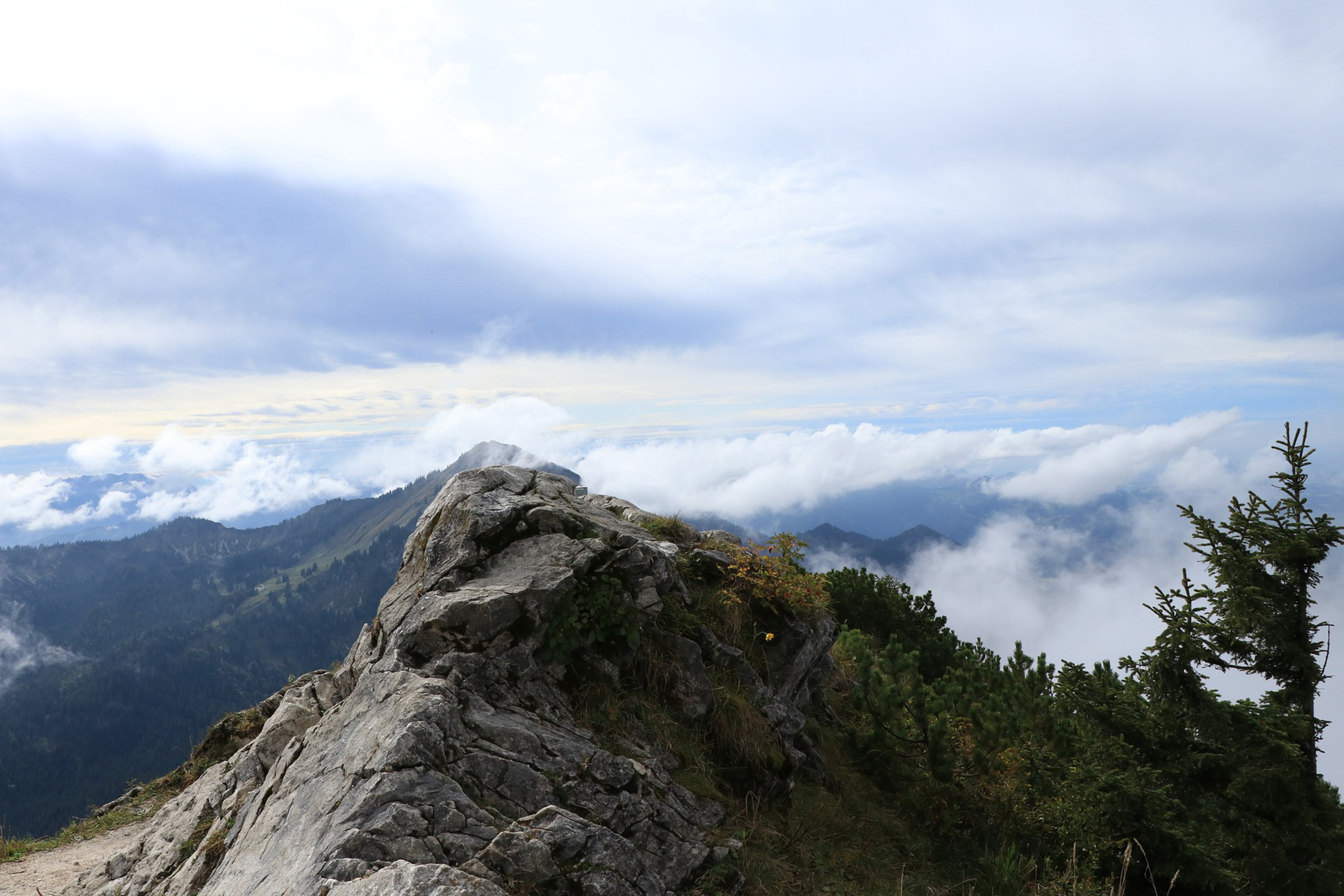 Foto: Felsige Bergspitze