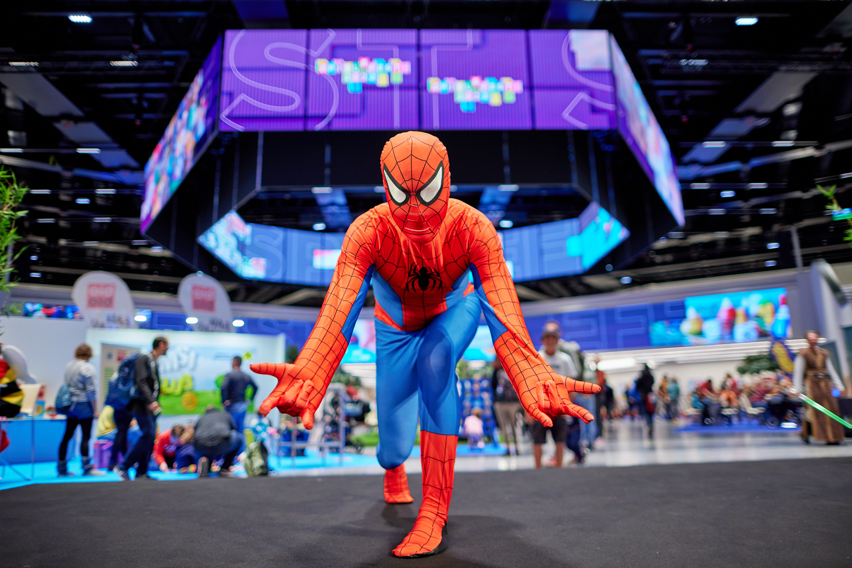 Foto: Spiderman Promoter am Spielefest 2022